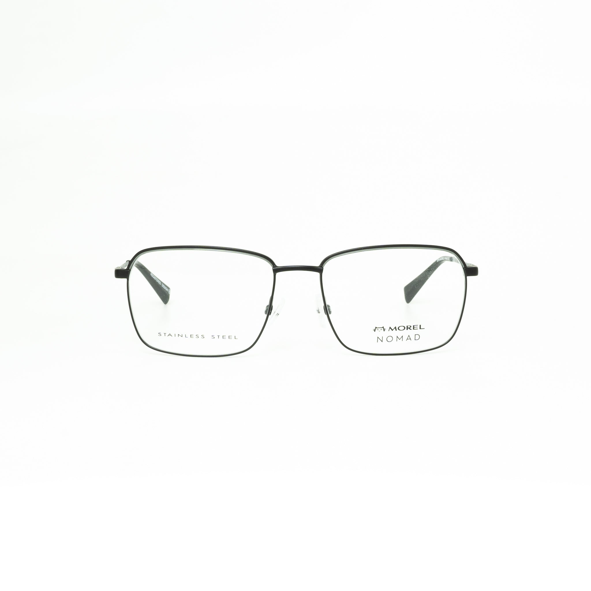 Oga Men's Black Metal Rectangle Eyeglasses OGA40133NNG1055 – Vision Express