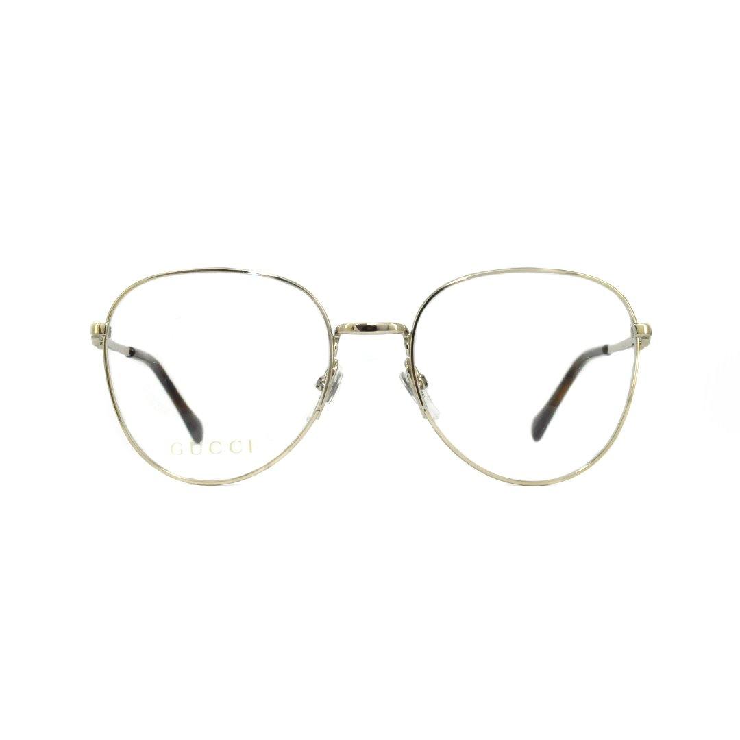 NEW AUTHENTIC GUCCI EYEGLASSES GG 0880O discount 003 PALE GOLD 51-18-140 WOMEN