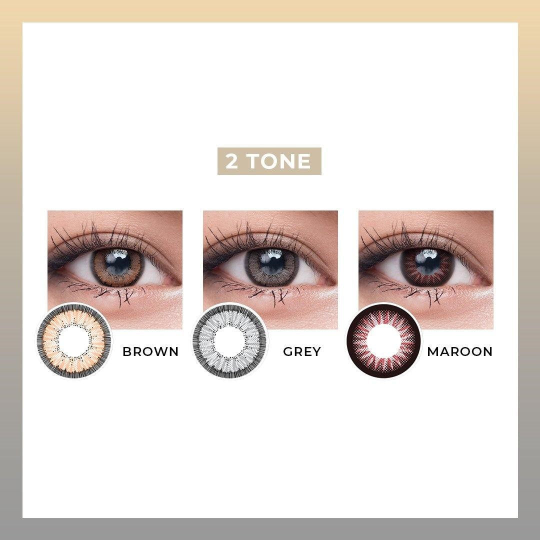 Maxi Eyes 2 Tone Natural Series Colored Contact Lenses - Vision Express Optical Philippines