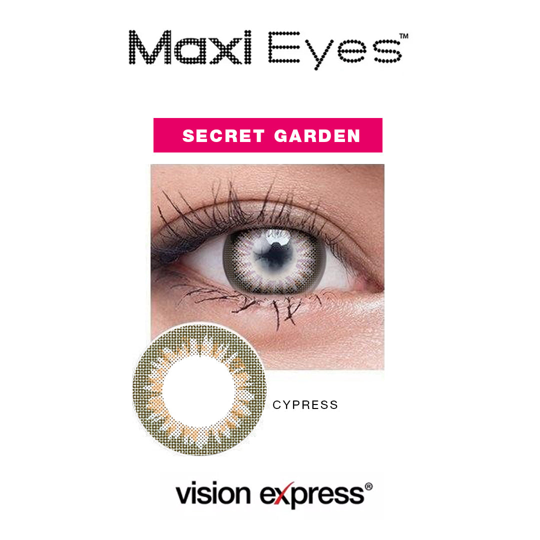 Maxi Eyes Secret Garden Series *NEW* Colored Contact Lenses (Cypress) - Vision Express Optical Philippines