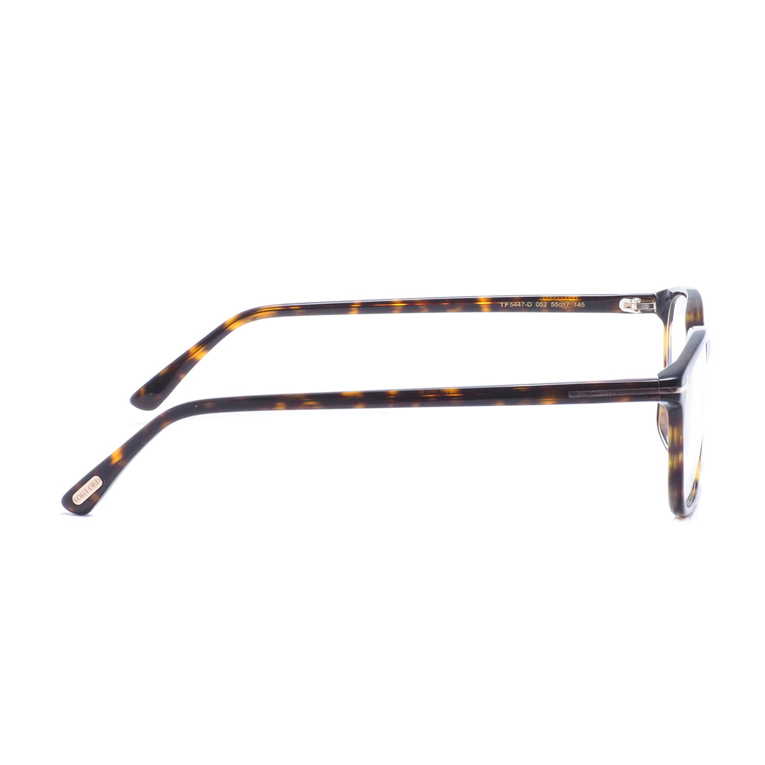 Tom Ford Unisex Brown Plastic Square Eyeglasses TF 5447D/052 