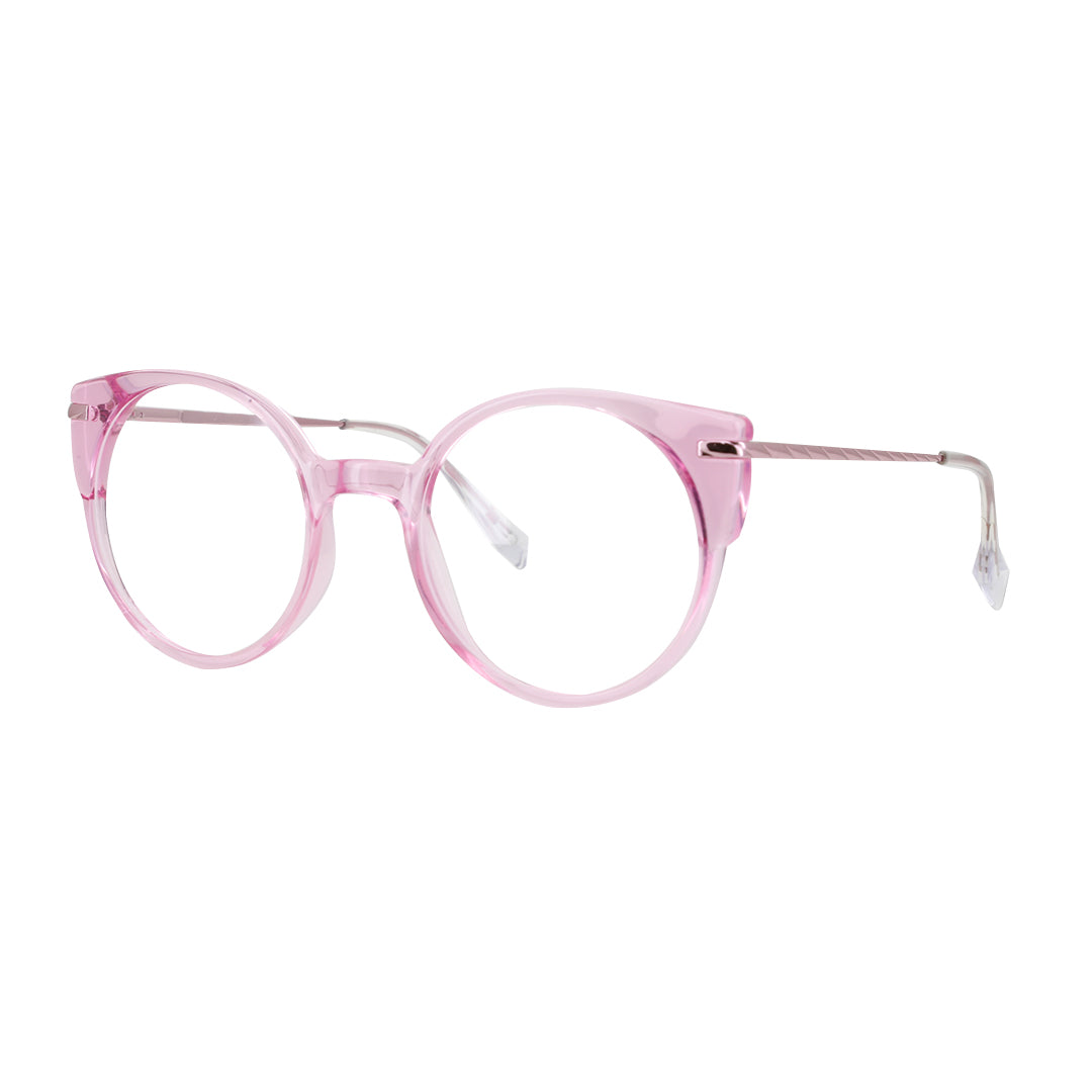 Tony Morgan Women's Pink Acetate Cat Eye Eyeglasses TMYC35007PINK52