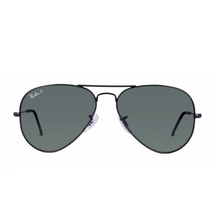 Ray-Ban Unisex Black Metal Aviator Sunglasses RB3025/002/58